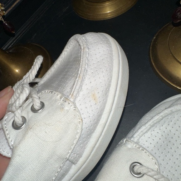 White Roxy top siders size 8 - Picture 5 of 7